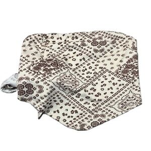 Floral Bandana Print Top That Ties in Back